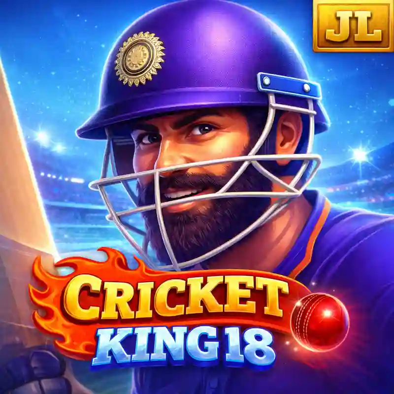 Cricket King 18 Slot Game Logo